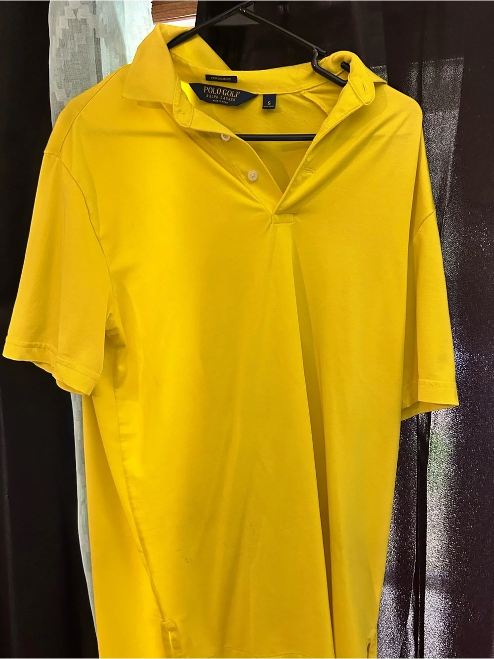 Ralph Lauren Polo Golf Short-Sleeve Shirt in Bright Yellow